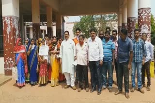 school merge oppose by villagers and letter to collector in khurdha