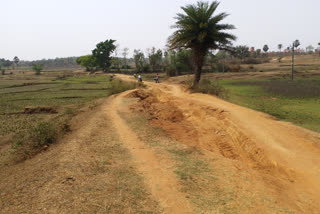 condition of rural roads in dumka Jama block deteriorated