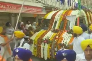 Nagar Kirtan' organised in Amritsar to mark the 400th birth anniversary of Guru