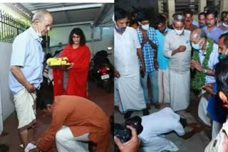 Palakkad  കാല് കഴുകൽ വിവാദം  ഇ ശ്രീധരൻ  E Sreedharan controversy  foot washing controversy  പാലക്കാട്