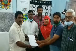 pamidipadu sarpanch complaint to district panchayati office on local ycp leaders