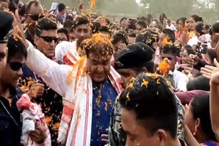 HIMANTA BISWA SARMAH ELECTION CAMPAIGN IN LAKHIMPUR