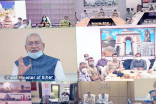 Bihar CM holds high level meeting with top officials to tackle Covid-19