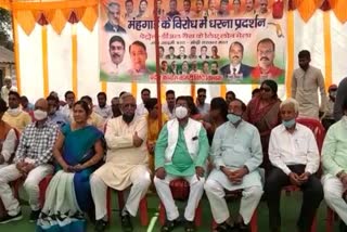 Vidhi Cell Congress protested against inflation