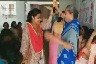 women-celebrated-tilak-holi-in-rewari