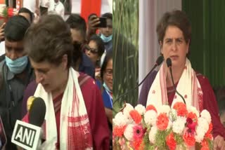 youth and farmers cheated by BJP claims congress leader priyanka gandhi