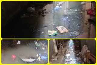 People facing litter pile problem in Tughlakabad Extension