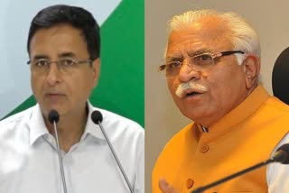 cm manohar lal reply to randeep surjewala