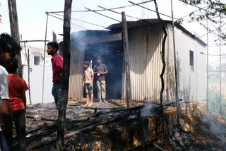 tea shop caught fire Pinggawan