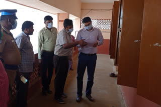 election officers inspection in erode anthiyur