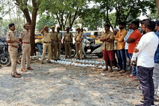 Warangal Rural District Police raising awareness on road accidents