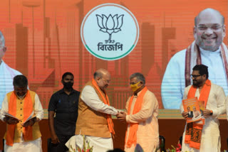 bengal assembly election 2021_Glimpses of Launch of Manifesto by Shri. Amit Shah, Home Minister.