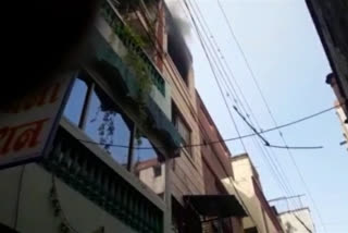 Fire in one person's house in Rajwada,
