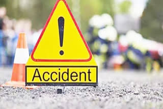 Truck crushed three people riding bike in Deogarh,  Deogarh road accident,  Deogarh Rajsamand road accident