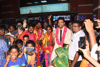 warm welcome for national level athletic competition winners