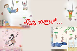 uses-of-wall stickers of birds animals and flowers-on-children-rooms