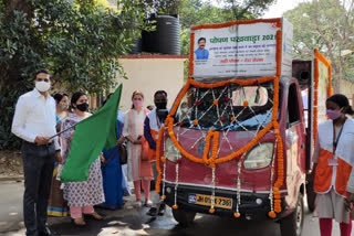 dc departs nutrition awareness chariot in ranchi