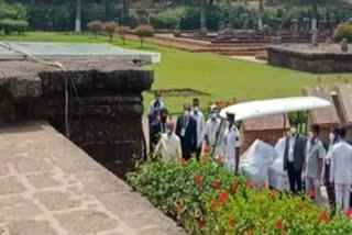 President Ram Nath Kovind visits Konark Sun temple