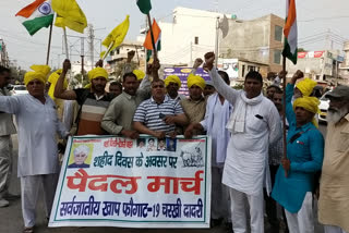 phogat khap with farmers paidal march from charkhi dadri to tikri border