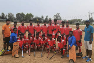 Jharkhand team reached semifinal in mens hockey competition