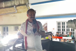 minister kadampur raju campaign in thoothukudi