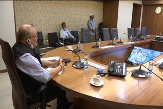 pm video conference with state cs on jal shaksthi abiyan