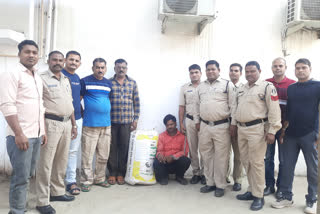 Smuggler arrested with  Ganja