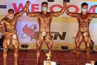 Abhijeet of Jharkhand won bronze in Junior Mr. India Body Building Championship