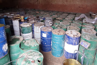 flammable oil seized in kaithal