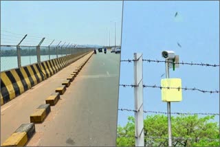 CC TV Camera installed in Netravati Bridge at Ulall