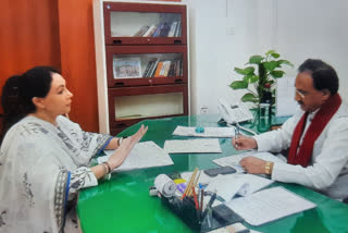 MP Diya Kumari met Union Ministers,  Rajsamand MP Diya Kumari,  Merta Kendriya Vidyalaya Diya Kumari