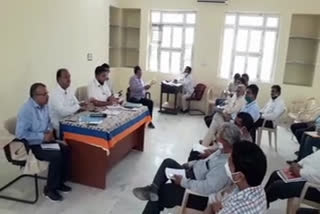 Lohawat MLA Kisnaram Vishnoi held a meeting