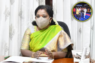 Governor tamilisai on Suryapet kabaddi accident