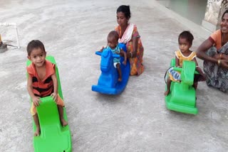 nutritious diet being given to children in dantewada