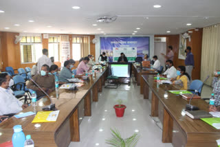 Meeting on tobacco control in Koderma Collectorate