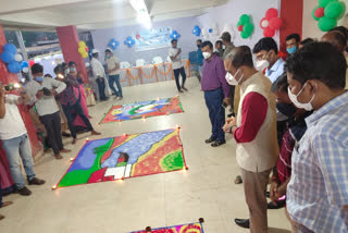 Rangoli programs organized under Namami Gange scheme