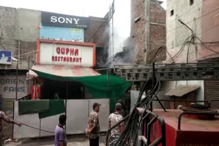 fire in restaurant in ballabgarh faridabad