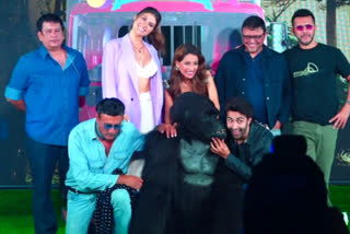 Jackie Shroff, Aadar Jain attend Hello Charlie trailer launch event
