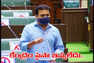 minister-ktr-fire-on-central-government-due-to-funds-in-hyderabad