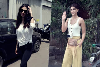 Watch: Kriti Sanon, Mouni Roy and others get papped