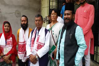 JDU MP Election campaign at Nagaon