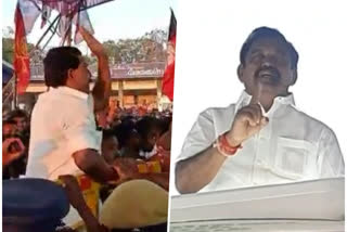 cm edapadi palanisamy angry to a person who shout at campaign