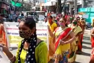 Corona vaccination,  Awareness rally in Dungarpur