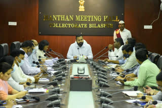 Collector saransh Mitter has a meeting