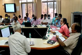 forest-officers-review-meeting-at-aranya-bhavan-on-environmental-permissions-to-projects