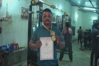 _Koraput's satyanarayan pani on top at All india power lifting Competition