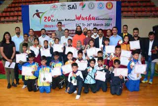 players-of-mp-and-manipur-performed-better-in-national-wushu-competition-in-ranchi