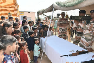 ITBP jawans gave training to children on Martyr's day