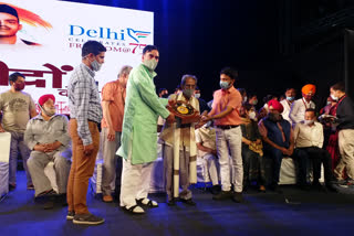 Gopal Rai on occasion of Martyr Day in delhi