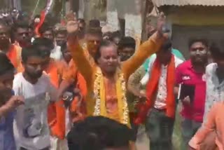 bjp candidate asim sarkar starts his campaign